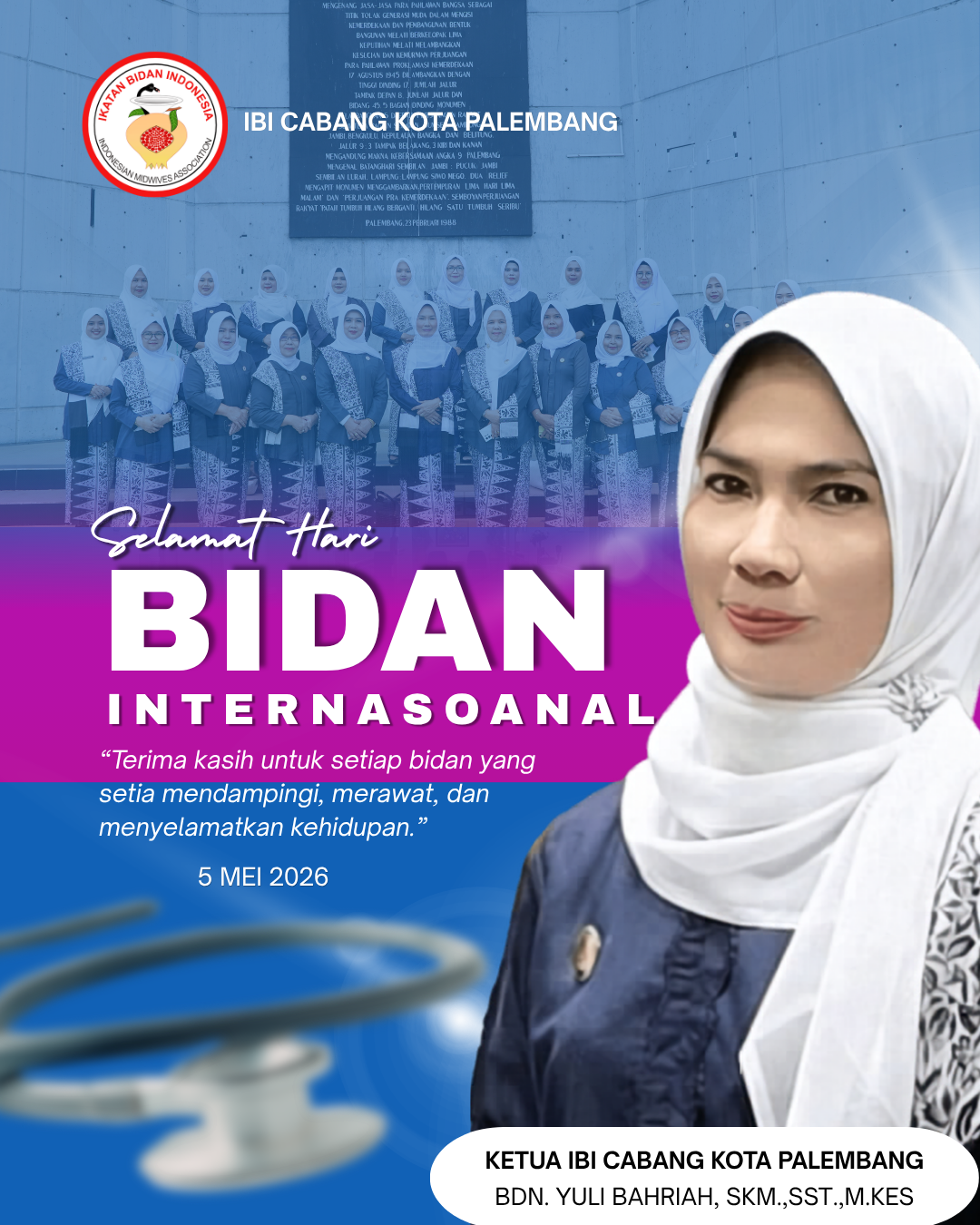SELAMAT HARI BIDAN INTERNASIONAL 5 Mei 2026