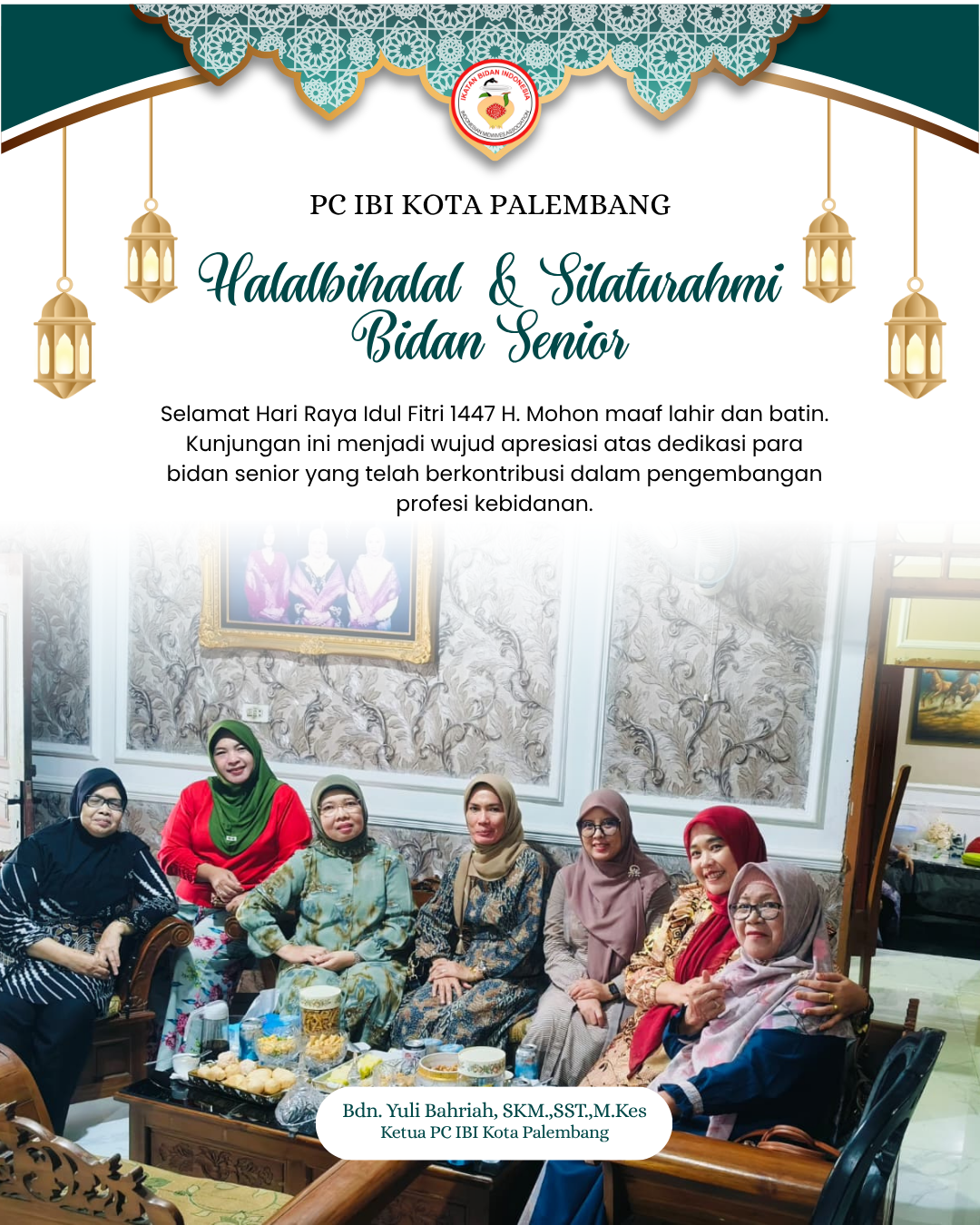 HALALBIHALAL DAN SILATURAHMI KE BIDAN SENIOR