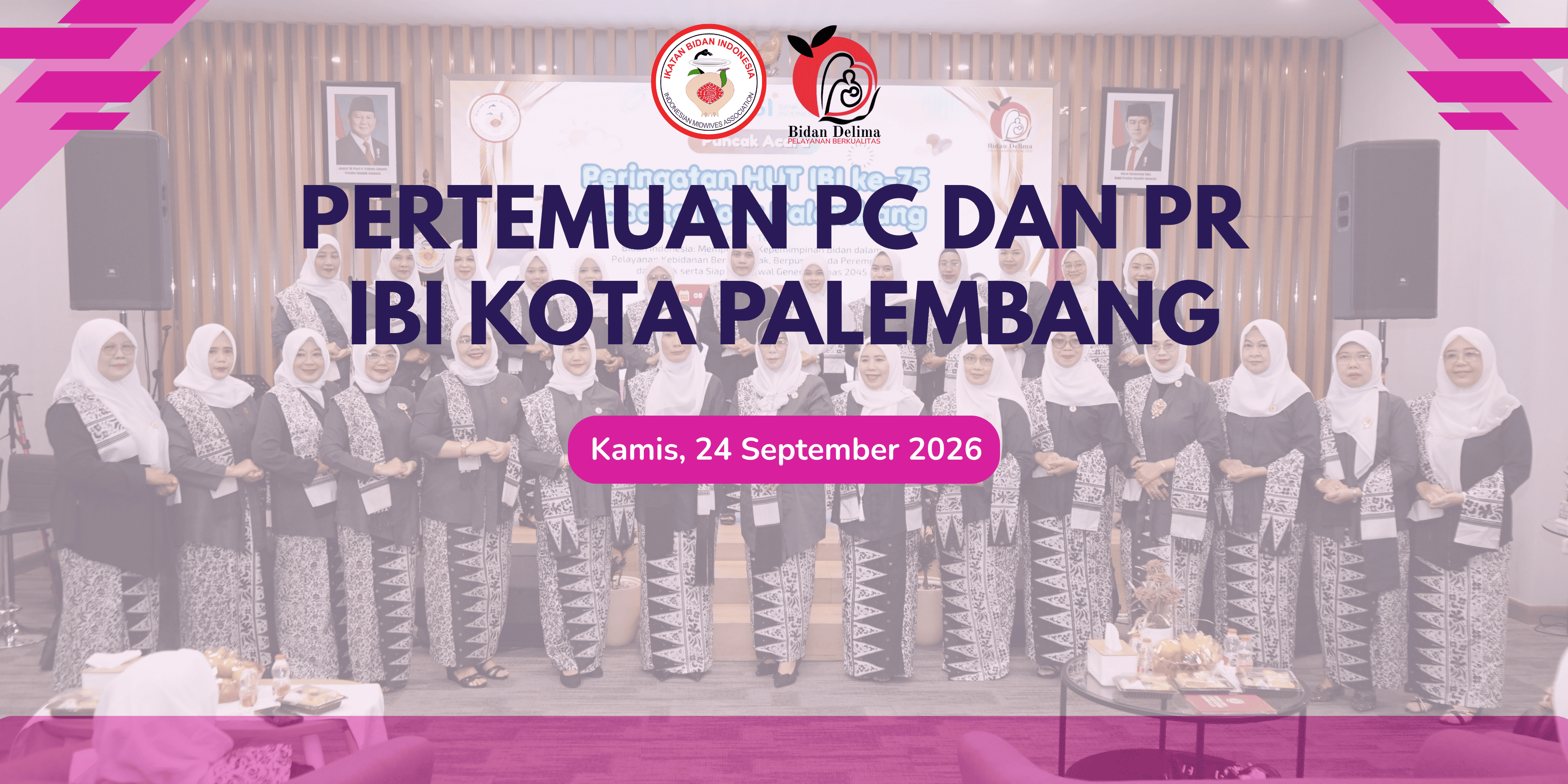 IBI Palembang Gelar Pertemuan Pengurus Cabang dan Ranting