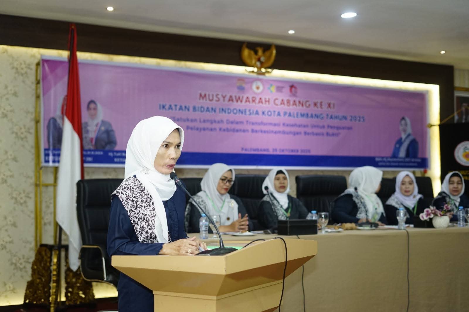 Poster Musyawarah Cabang IBI Kota Palembang.